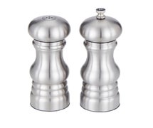 American Metalcraft PMSS62 Pepper Mill, Salt & Pepper Set, Stainless Steel, 6" H