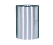 Rubbermaid FGAOT35SA Designer Line Aluminum Waste R