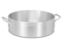 Vollrath 67228 Ultra Heavy Duty Weight Aluminum Cookware - Brazier, 28 Qt.