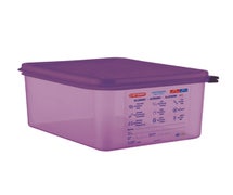 Araven 61391 Anti-Allergen Food Container, Purple, 10.5 Qt.