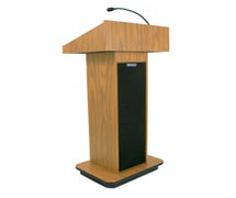 AmpliVox S505-MP Executive Sound Column Lectern - Maple