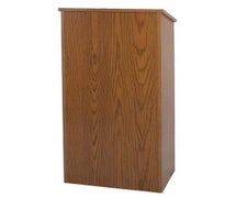 AmpliVox W280-WT Non-Sound Full Height Lectern - Walnut