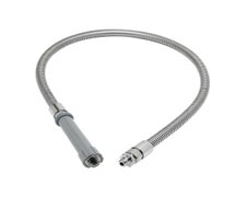 T&S B-0044-HF 44" Stainless Steel Flexible Replacement Pre- Rinse Hose