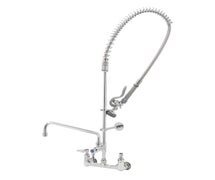 T&S B-0133-01 Wall-Mount Pre-Rinse Unit with 8" Centers and 14" Swing Nozzle Add-On Faucet