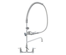 T&S B-0133-18-CRBEK Wall-Mount Pre-Rinse Unit with 8" Centers and 18" Add-On Faucet