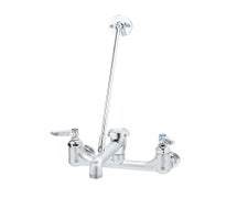 T&S B-0665-RGH Service Sink Faucet with 8" Centers, Vacuum Breaker, and Garden Hose Outlet