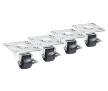 Krowne Metal BC-132 - Casters - 2" Low Profile With Brakes (Set Of 4)