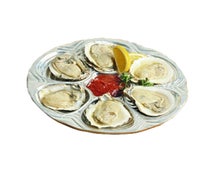 Bon Chef 5017S Oyster/Clam Plate, 10-1/2" dia.