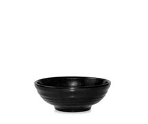 Churchill China BCBKRP101 Metallic Black Ripple Snack Bowl 10Oz, CS of 12/EA