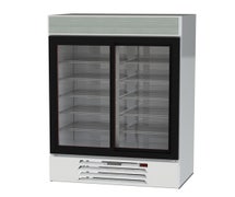Beverage-Air MMR45HC-1-W MarketMax Glass Door Merchandiser, Refrigerator, White, Sliding Doors, 45 Cu. Ft.
