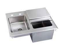 BK Resources BK-DIBHL-2118 Insulated Drop In Ice Bin And Sink