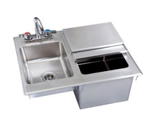 BK Resources BK-DIBHL-2118-P-G Insulated Drop In Ice Bin, Sink & Faucet