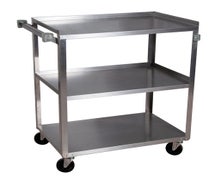 BK Resources BKC-1524S-3S Stainless Steel Cart