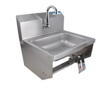 BK Resources BKHS-W-1410-1-BKKPG Hand Sink With Knee Valve And Spout