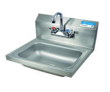 BK Resources BKHS-W-1410-P-G Hand Sink With Faucet