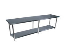 BK Resources SVT-9630 - Stainless Work Table with Shelf, 96"W x 30"D