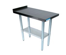 BK Resources VFTS-1824 Stainless Steel Equipment Filler Table with Galvanized Undershelf, 18"x24"