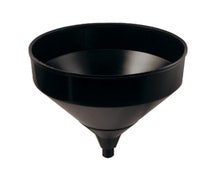 Bar Maid CR-804 Drain Funnel - Black - 1 1/2Qt, 7"Diam