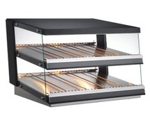 BakeMax BMHGG01 31.5" Two Tier Self Serve Heated Display Case