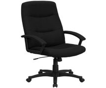 High Back Black Fabric Executive Swivel Office Chair