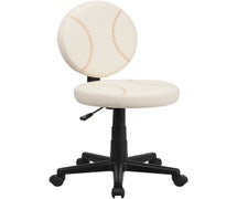 Flash Furniture BT-6179-BASE-GG Baseball Swivel Task Office Chair