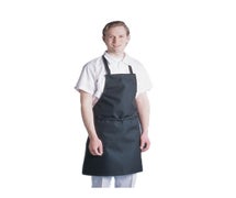 Chef Revival 601MAJ-BK The Majesty Bib Apron, 30" x 34"