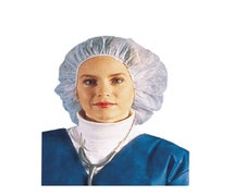 Chef Revival BCAP110CW Bouffant Cap/Hair Net, 24", White