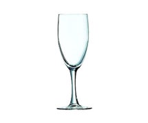 Arc Cardinal 71086 Champagne Flute Glass, 5-3/4 Oz., Fully Tempered, Glass