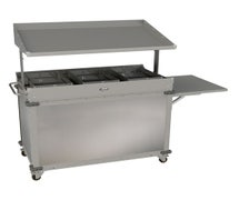 Cadco CBC-GG-B3-LST 3 Bay Standard Grab & Go Cart - Stainless