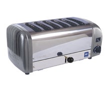 Cadco CTW6M220 Toaster, (6) 1" Slots