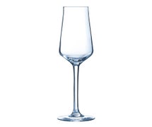 Arc Cardinal J8907 Flute Glass, 8 Oz. Kwarx, 2 dz/CS