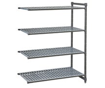 Cambro CBA214872V4580 Camshelving Basics Add-On Unit, 4-Tier