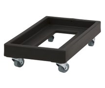 Cambro CD1327110 Camdolly Single Milk Crate Dolly for 13"x13" Crates, Black, 300 lb. Capacity