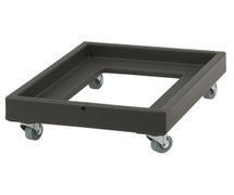 Cambro CD2028110 Camdolly Single Milk Crate Dolly for 20"x28" Crates, Black