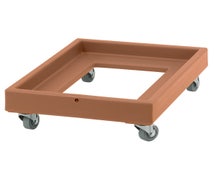 Cambro CD2028157 Camdolly Single Milk Crate Dolly for 20"x28" Crates, Beige