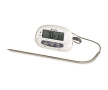 CDN DTP392 Digital Probe Thermometer, 32 to 392 degrees F (0 to 200 degrees C), 5-1/2" (14.0cm) probe with 3' (91.4cm) sensor cable