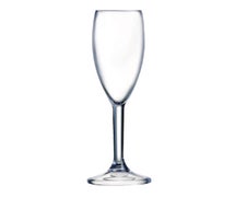 Arc Cardinal E6125 Champagne Flute Glass, 5 Oz., Dishwasher Safe, San
