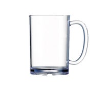 Arc Cardinal E6140 Mug Glass, 21-3/4 Oz., Water Vent, Dishwasher Safe, 3 dz/CS