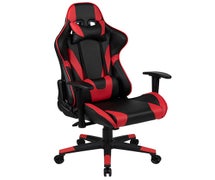 Flash Furniture CH-187230-1-Red-GG X20 Gaming Chair Racing Office Ergonomic Computer PC Adjustable Swivel Chair with Fully Reclining Back in Red Faux LeatherSoft