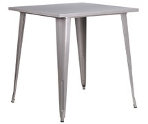 Flash Furniture CH-51040-40-SIL-GG - Bar Height Metal Indoor-Outdoor Table
