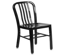 Flash Furniture CH-61200-18-BK-GG Gael Indoor-Outdoor Metal Chair, Black