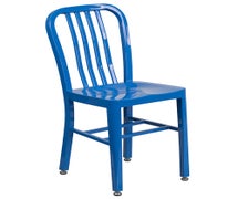 Flash Furniture CH-61200-18-BL-GG Blue Metal Indoor-Outdoor Chair