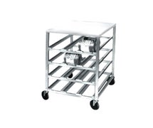 Channel Manufacturing CSR-3MP Half-Height Mobile Aluminum Can Rack with Poly Top
