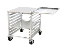 Channel Manufacturing RG101 Mobile Aluminum Undercounter Bun Pan Rack with Outrigger Slicer Stand