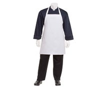 Chef Works APKDC WHT0 Bib Apron, 33"L X 27-1/2"W, 72/CS