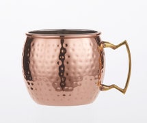 American Metalcraft CM16H Moscow Mule Mug, Hammered, Copper/Brass, 16 Oz.