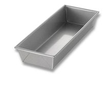 Chicago Metallic 40491 Loaf Pan, Alum Steel, Non-Coat, 12/CS