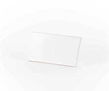 American Metalcraft CMP553 Card Sign, Ceramic, Geometric, Rectangle, 5-1/2" L