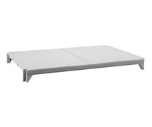 Cambro CPSK2448S1480 Camshelving Premium Shelf Plate Kit, 48"Wx24"D Solid Shelf, Speckled Gray