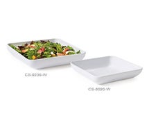 G.E.T. Enterprises CS-8020-W 1.5 Qt 8" Square Bowl, 6/CS